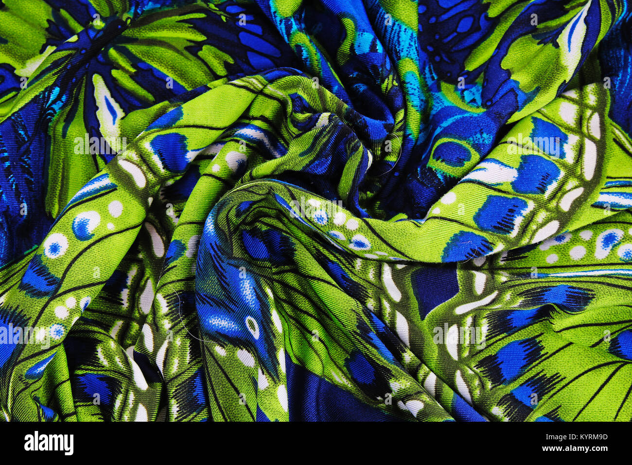Il tessuto di moda, design stoffa closeup sfondo. Studio dello sfondo della foto. Foto Stock