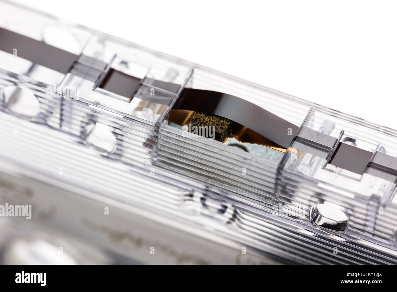 Tampone di pressione di un vecchio mangianastri Foto Stock