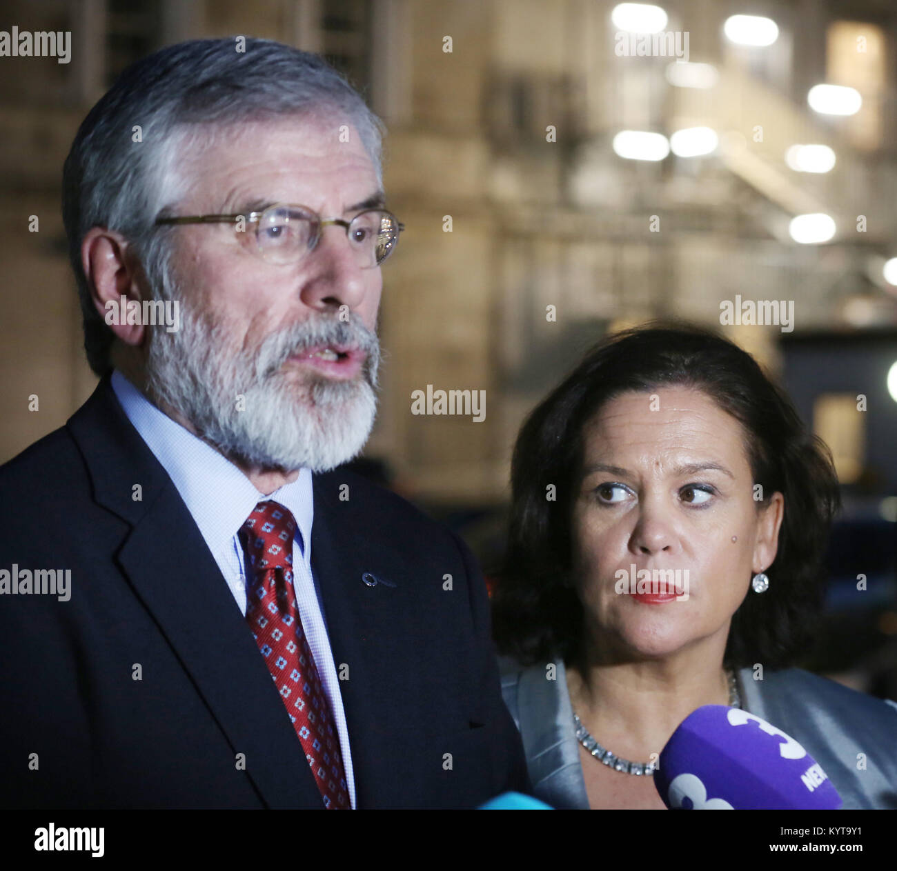 Mary Lou McDonald assumerà la leadership del Sinn Fein di Gerry Adams, nel febbraio 2018. Lei sarà il primo leader del partito non hanno avuto alcun collegamento con l'IRA. Foto Stock