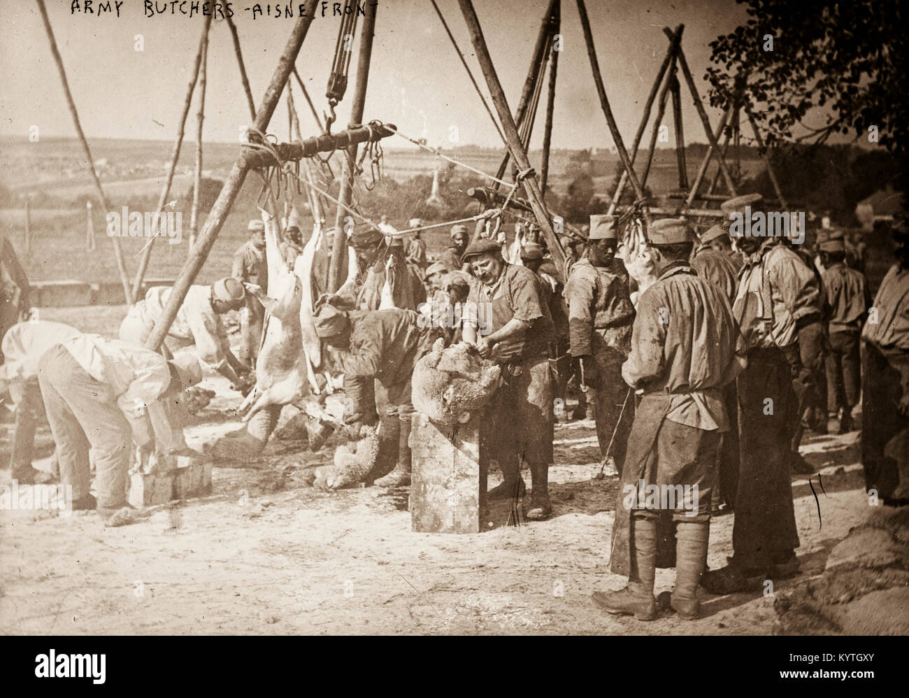 La prima guerra mondiale Foto Stock