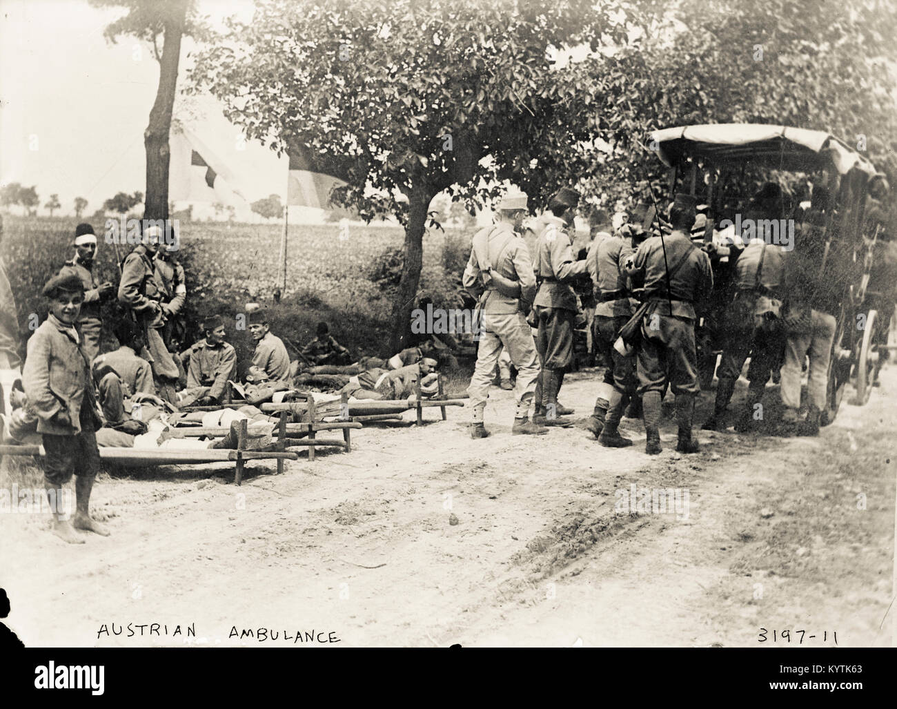 La prima guerra mondiale Foto Stock