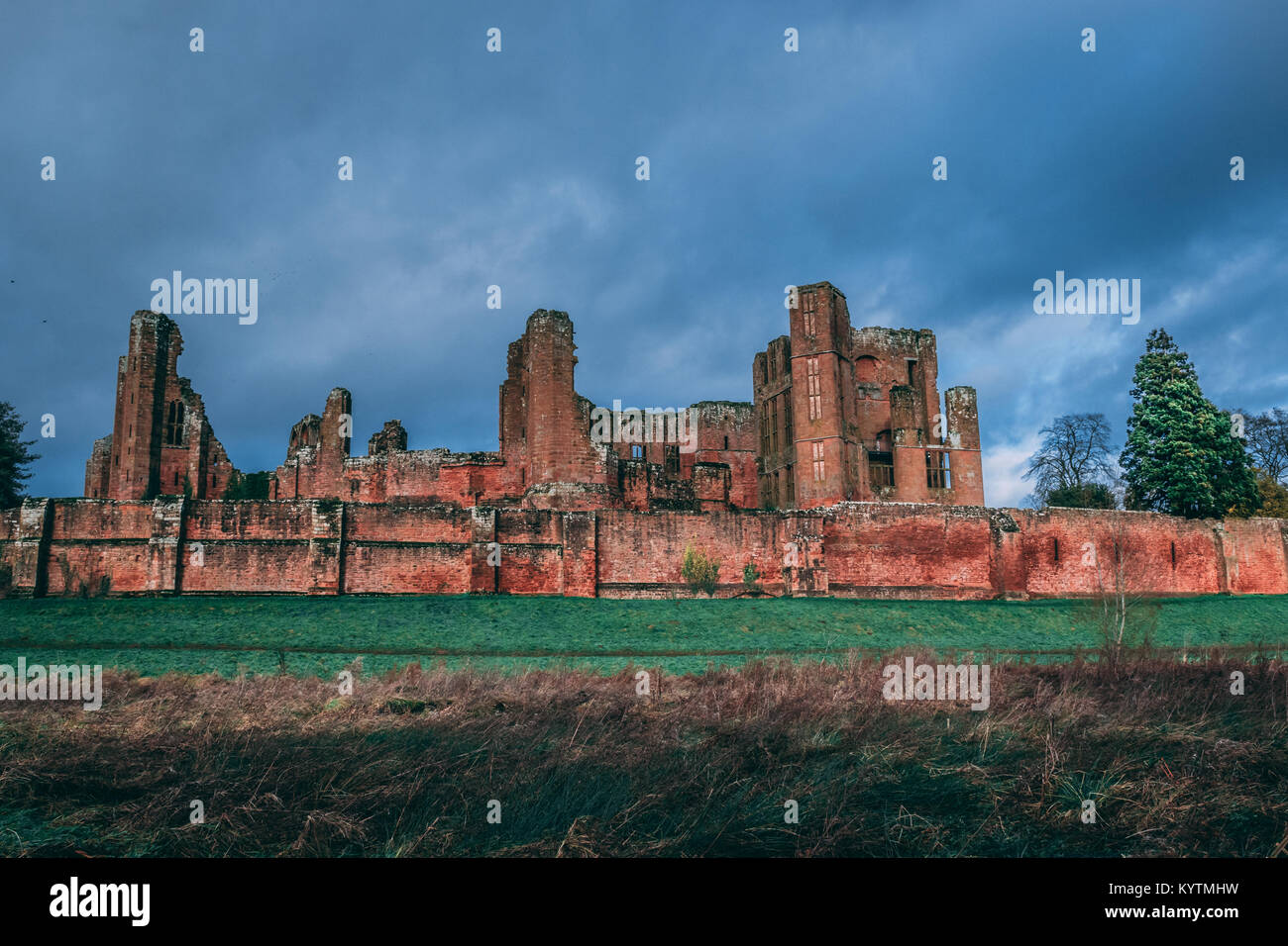 Castello storico in Inghilterra Foto Stock