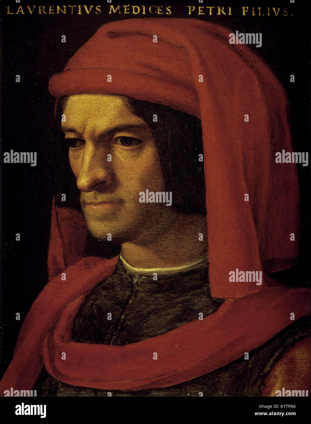 Agnolo Bronzino - Agnolo Bronzino - Ritratto di Lorenzo il Magnifico Foto Stock