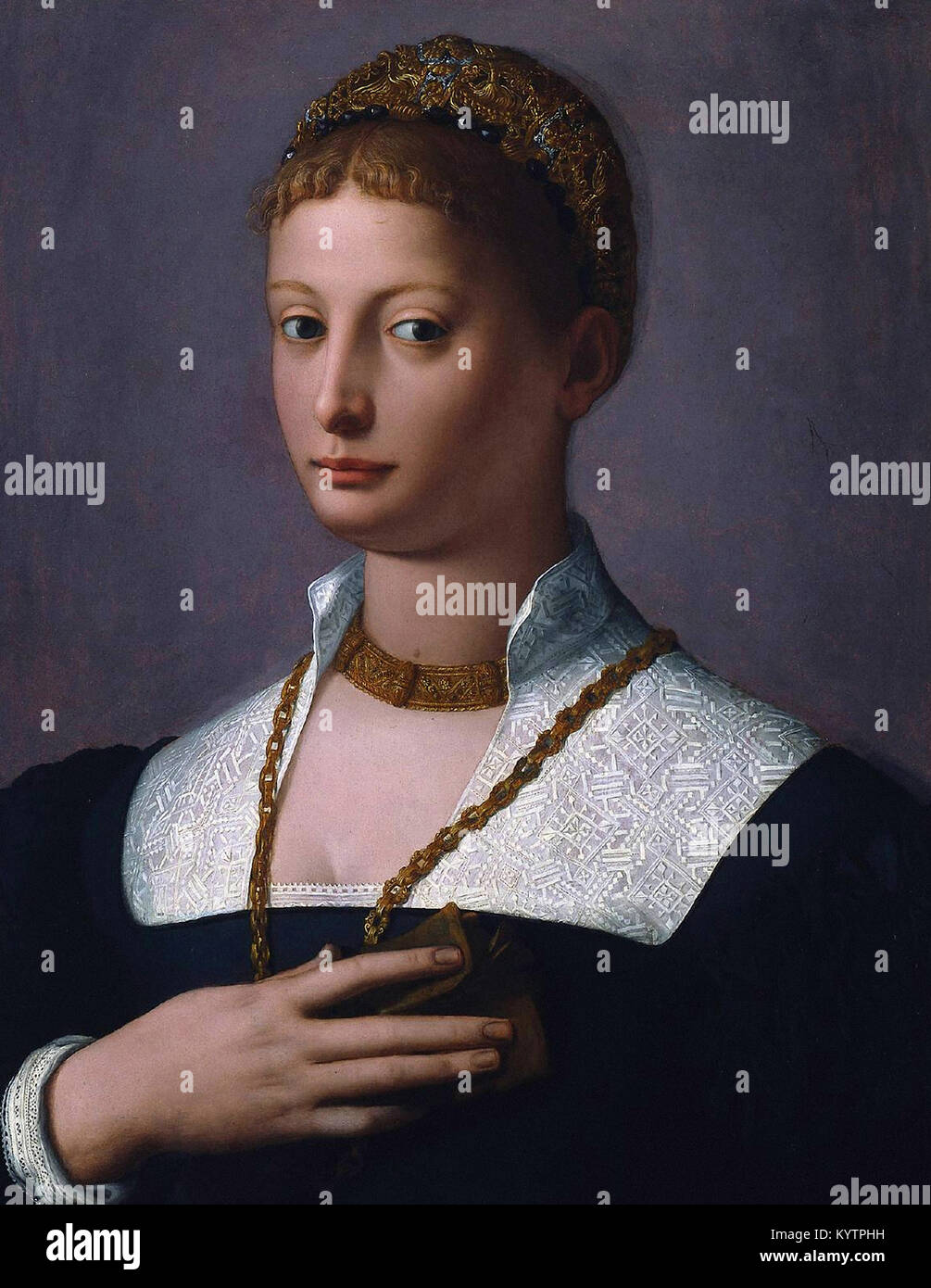 Agnolo Bronzino - Ritratto di una donna Foto Stock