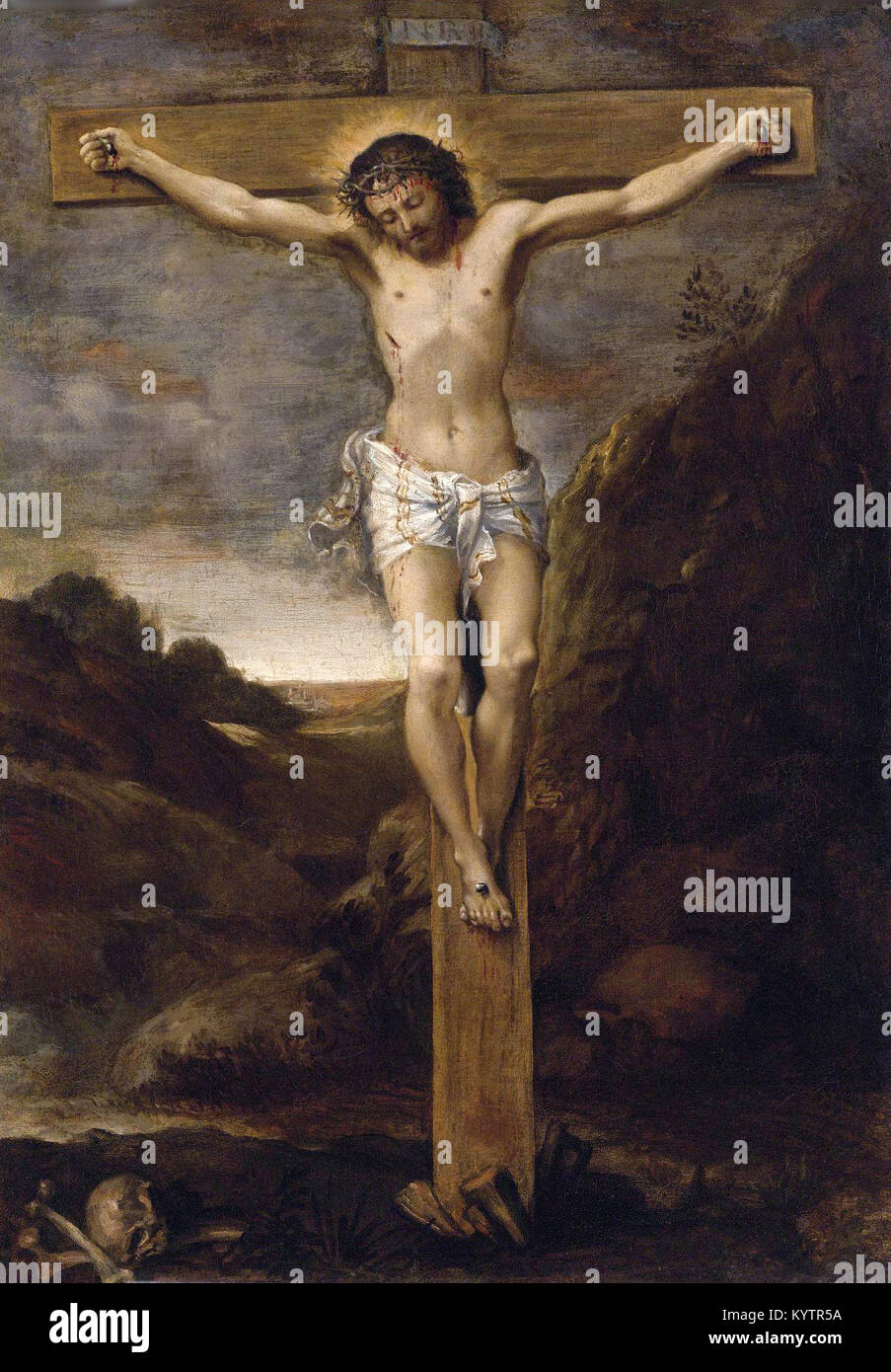 Annibale Carracci - La Crocifissione Foto Stock