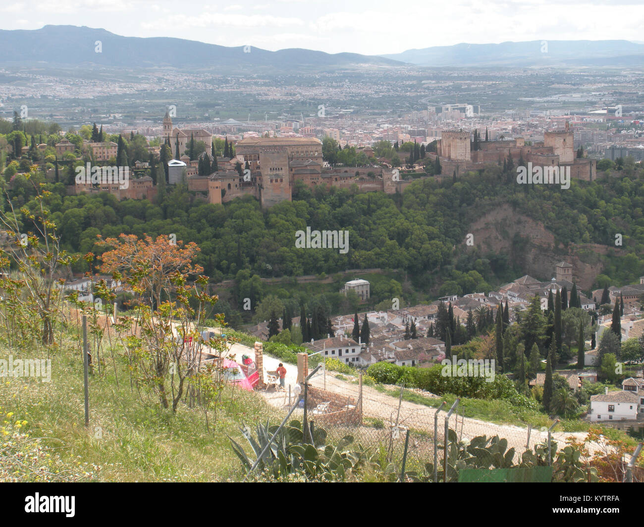 Strade di Granada, Andalusia, Spagna Foto Stock