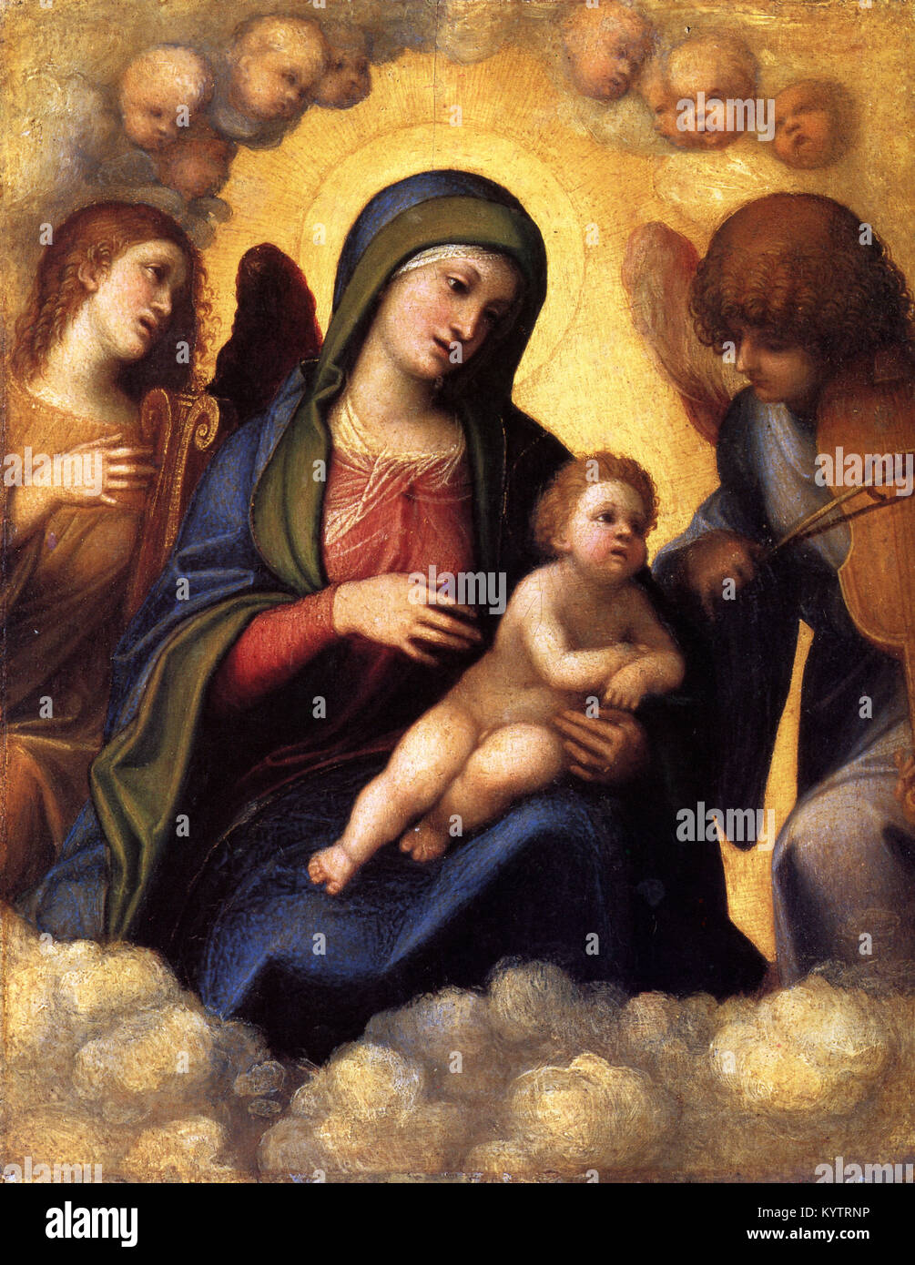 Correggio - Madonna col Bambino in gloria Foto Stock