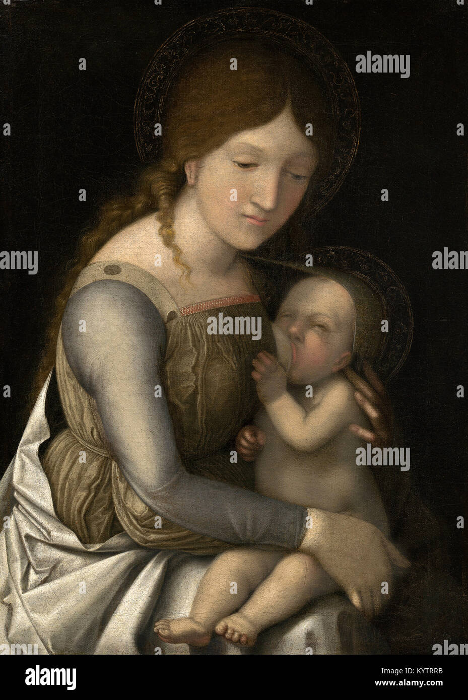 Correggio - Madonna col Bambino Foto Stock