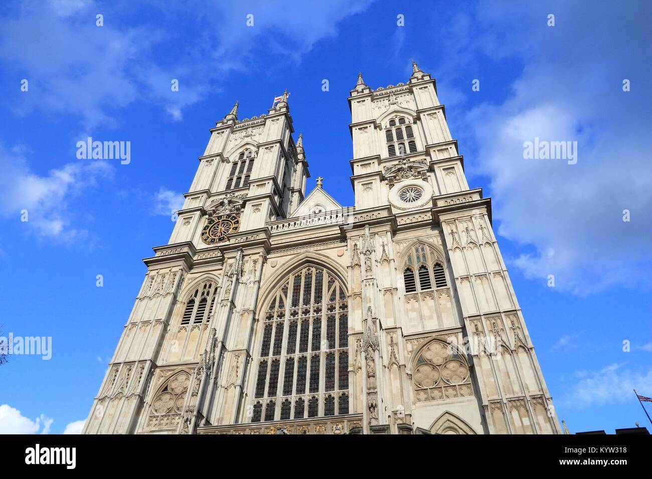London, Regno Unito - Abbazia di Westminster chiesa. UNESCO - Sito Patrimonio dell'umanità. Foto Stock