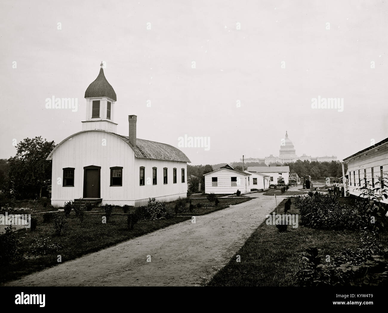 Washington, D.C. Cappella e altri edifici di Armory Square ospedale Foto Stock