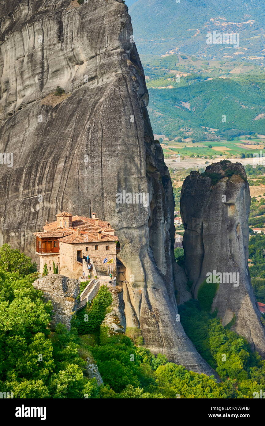 Il monastero di Meteora, Grecia Foto Stock