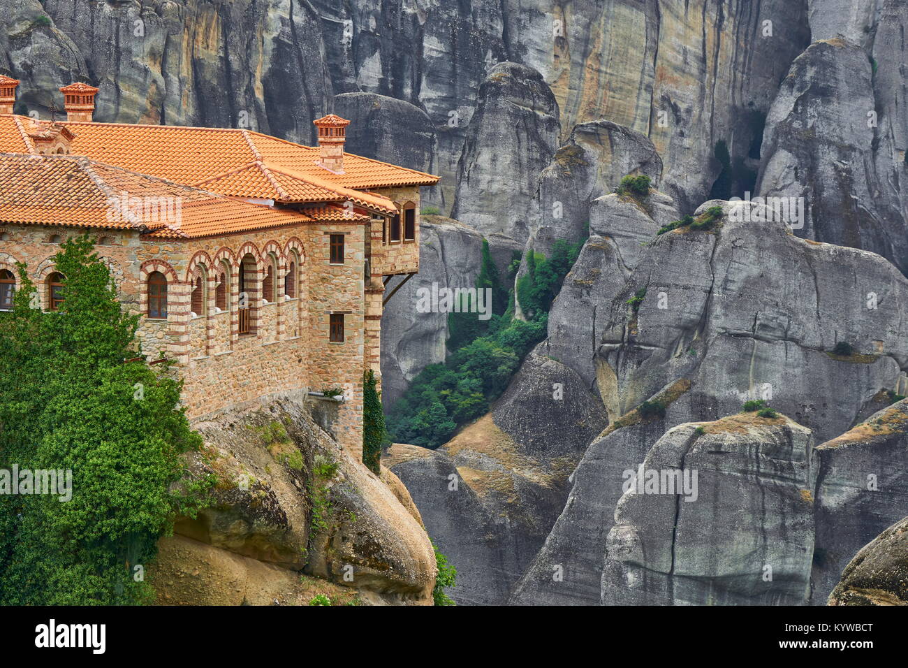 Varlaam Monastero, Meteora, Grecia Foto Stock