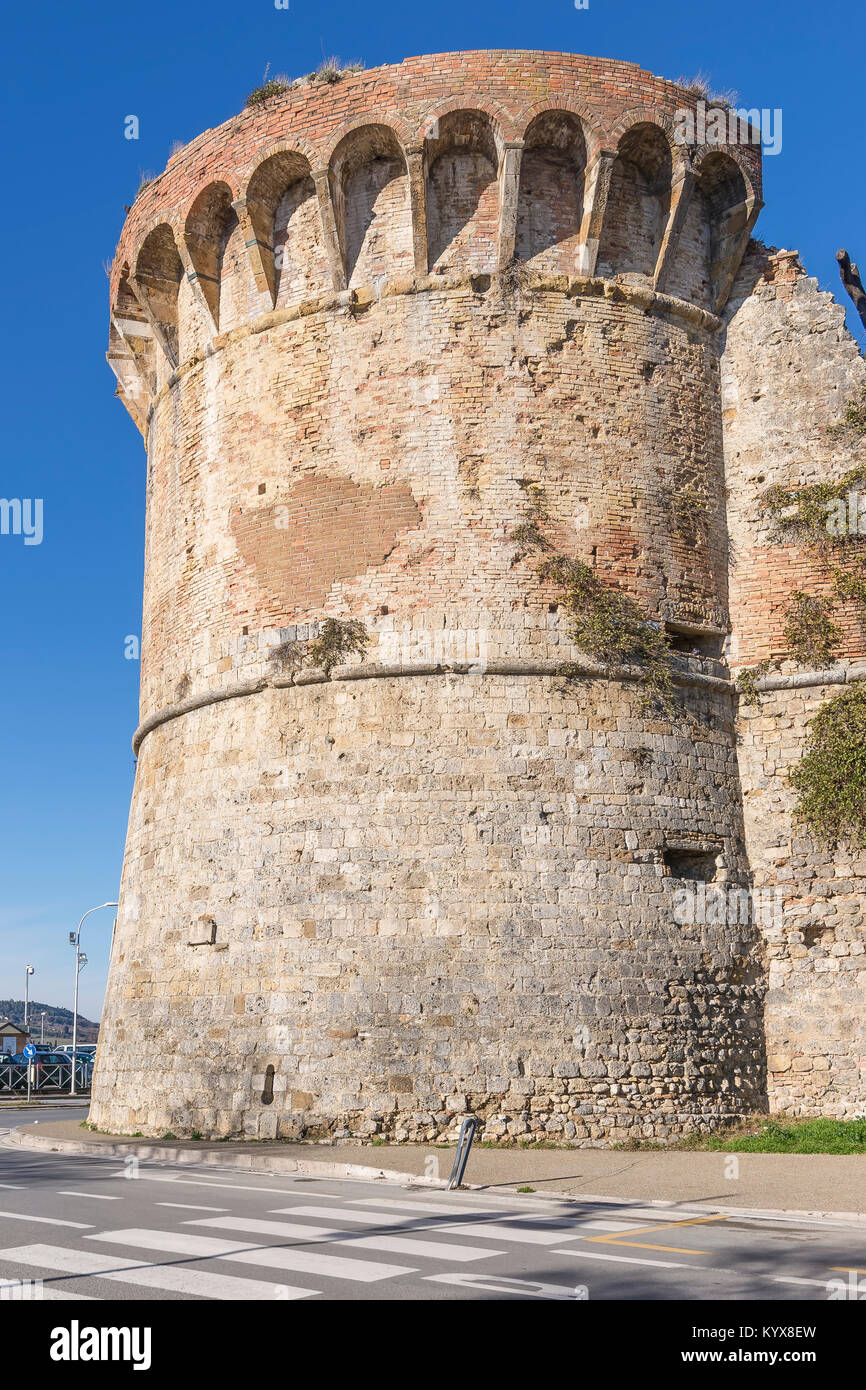 Bastione di San Francesco, San Gimignano, Siena, Toscana, Italia Foto Stock