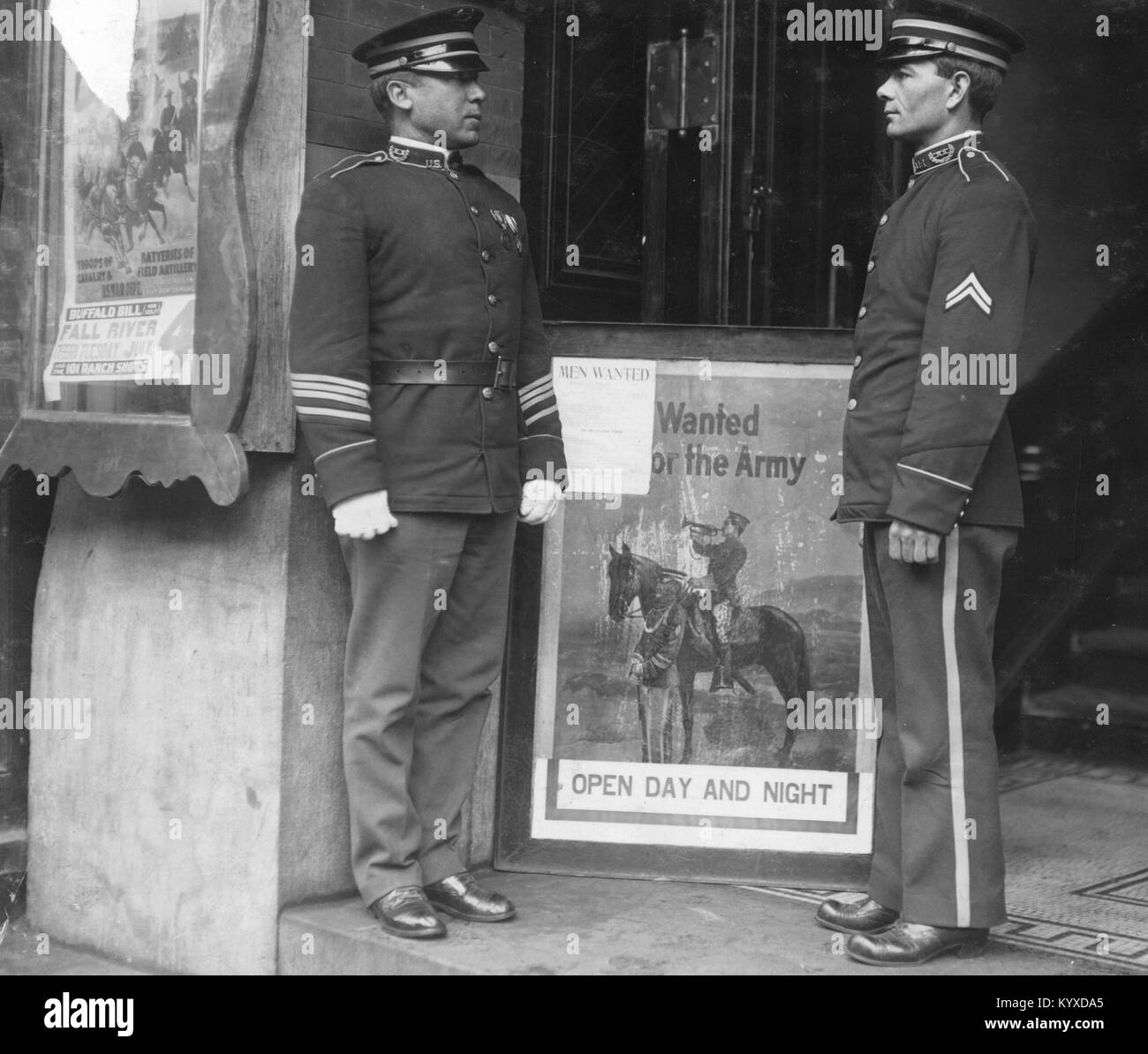 Stazione di reclutamento. Posizione: Fall River, Massachusetts Foto Stock