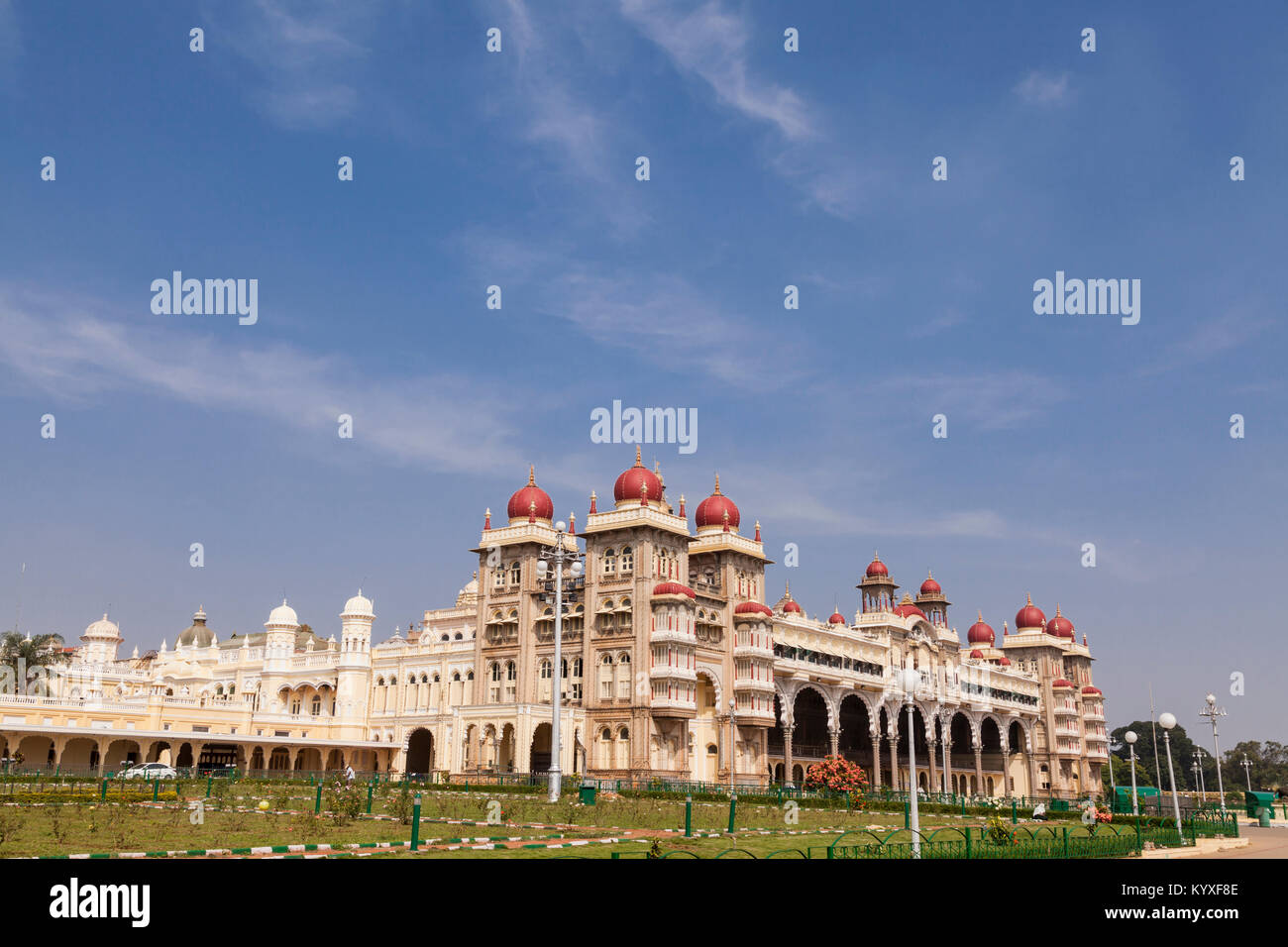 India, Karnataka, , Mysore Mysore Palace Foto Stock