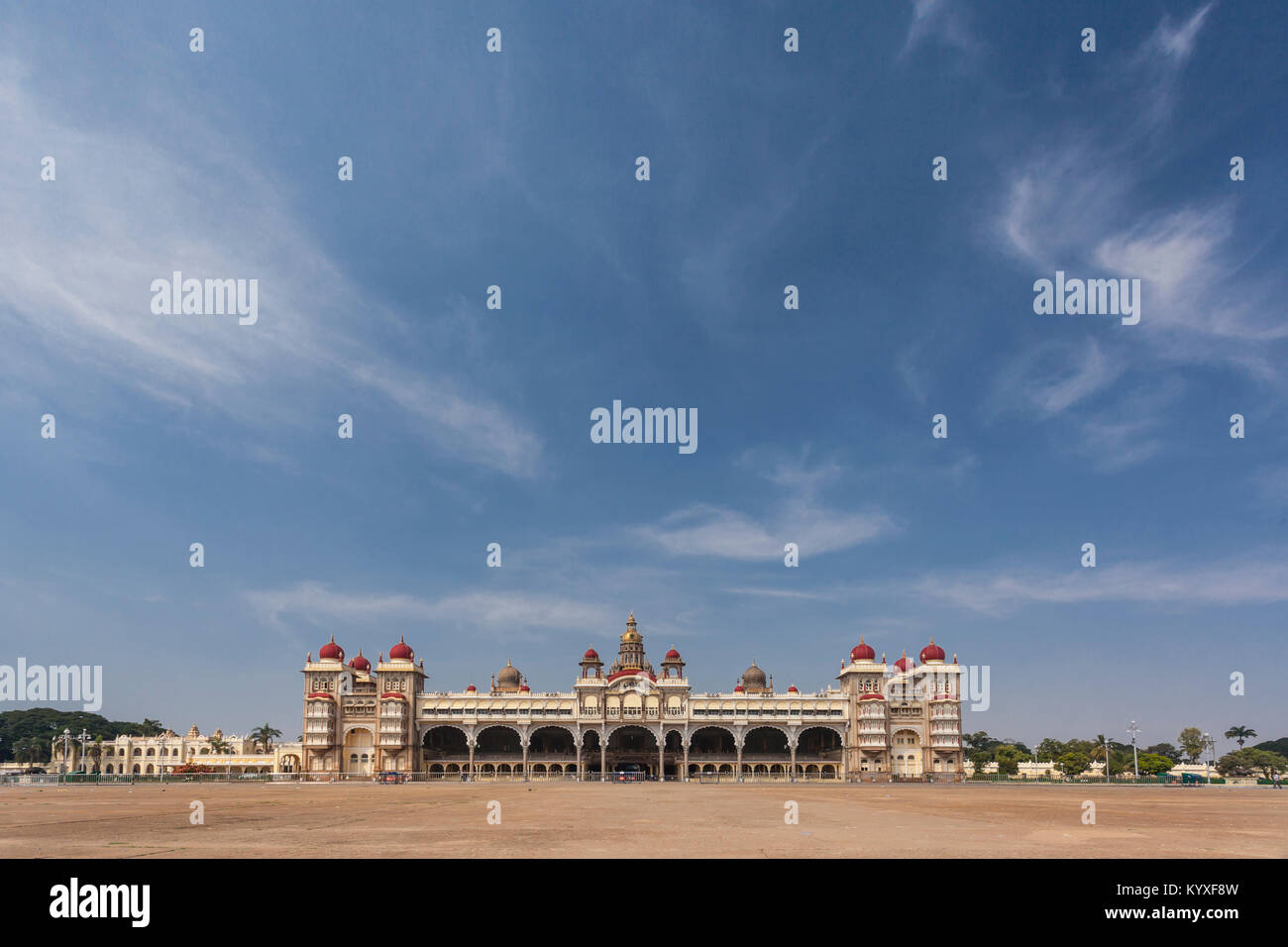 India, Karnataka, , Mysore Mysore Palace Foto Stock