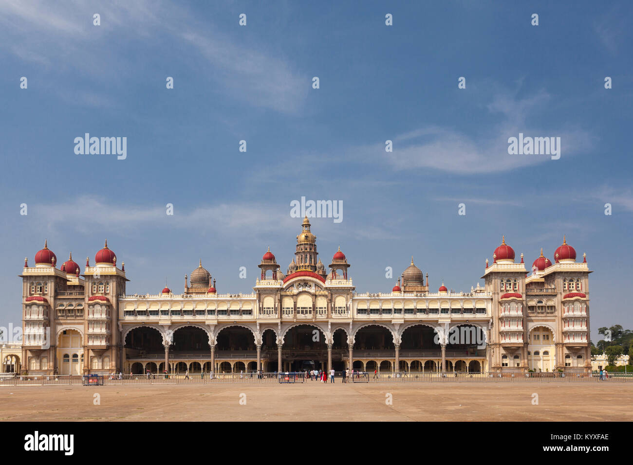 India, Karnataka, , Mysore Mysore Palace Foto Stock