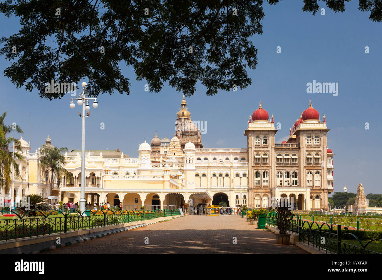 India, Karnataka, , Mysore Mysore Palace Foto Stock