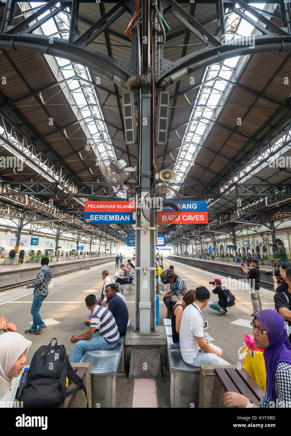 Kuala Lumpur stazione ferroviaria Foto Stock