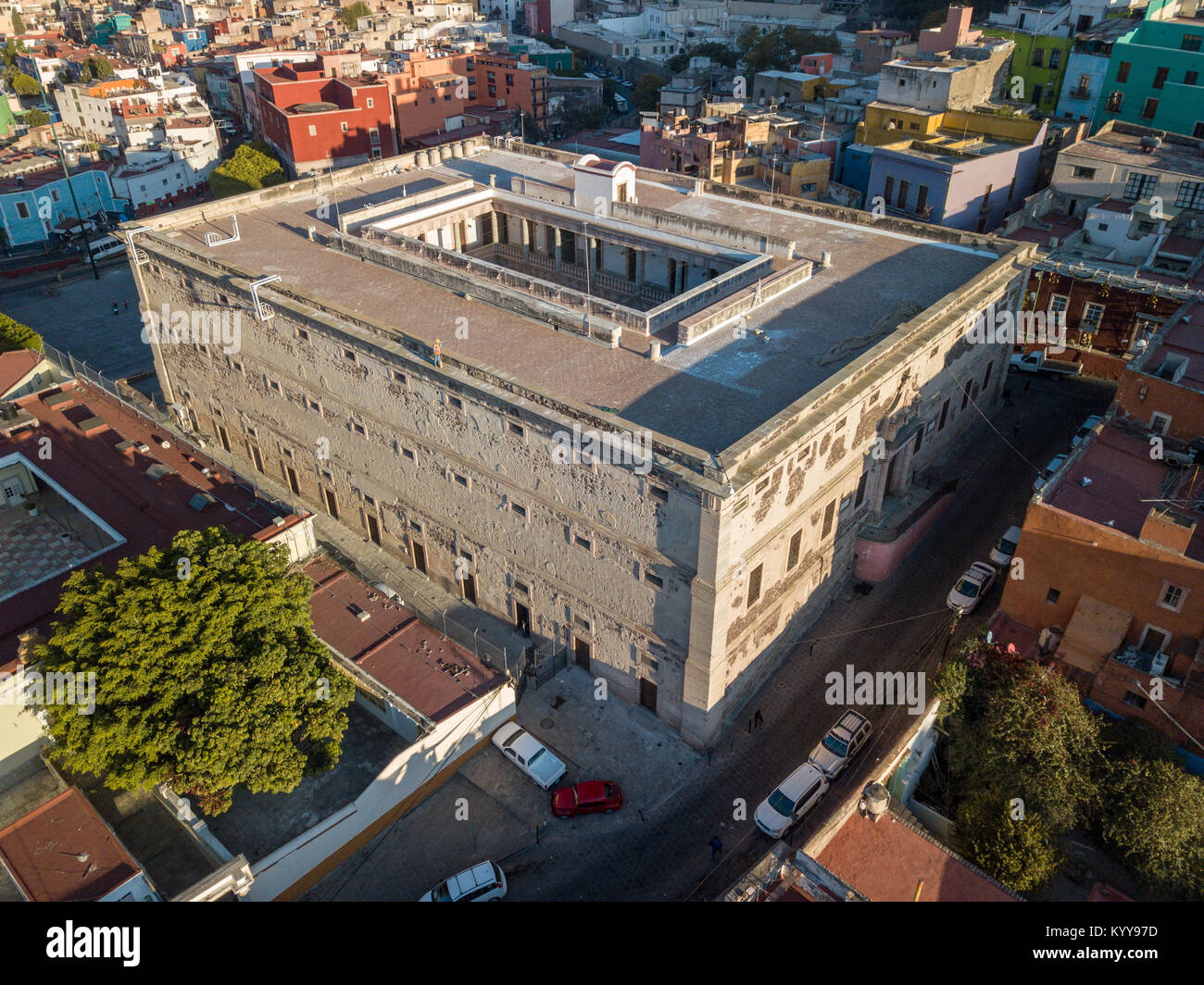 Alhóndiga de Granaditas, ora il Museo Regionale di Guanajuato, Messico Foto Stock