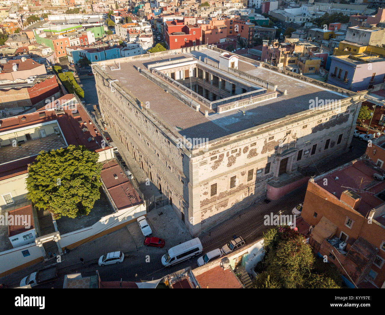 Alhóndiga de Granaditas, ora il Museo Regionale di Guanajuato, Messico Foto Stock