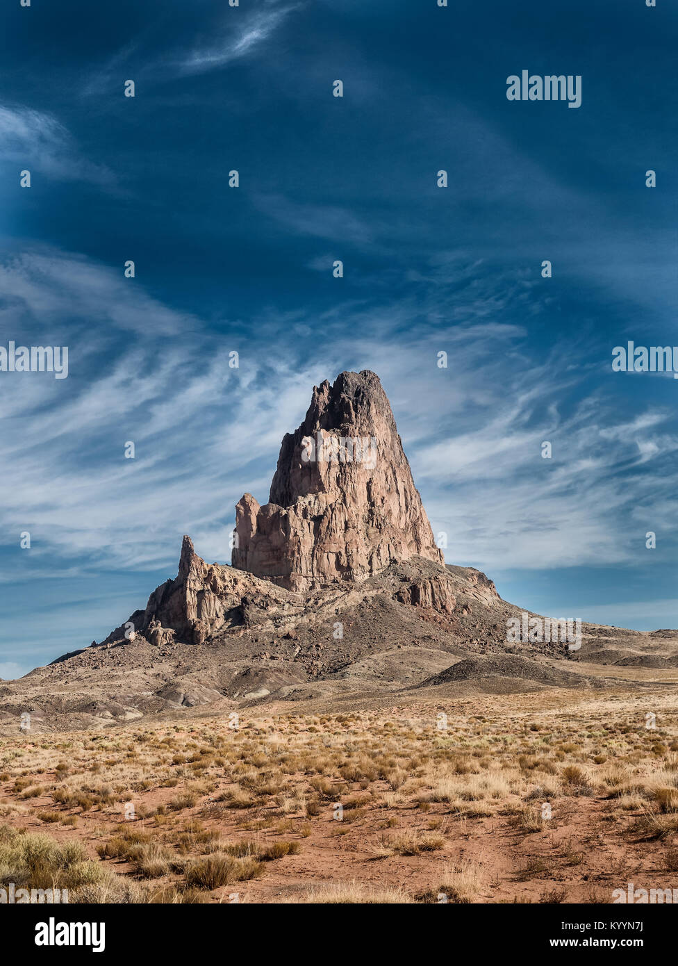 Il Monument Valley Navajo National Monument in Utah Arizona, Stati Uniti d'America Foto Stock