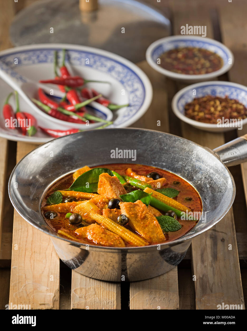 Giungla tailandese curry Thailandia cibo Foto Stock