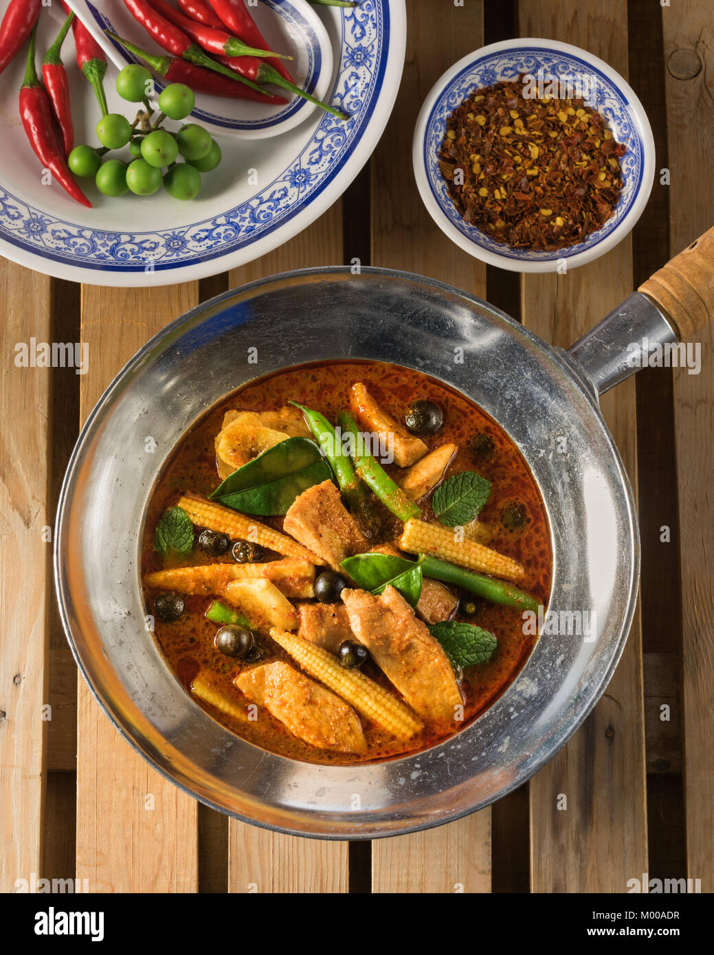 Giungla tailandese curry Thailandia cibo Foto Stock