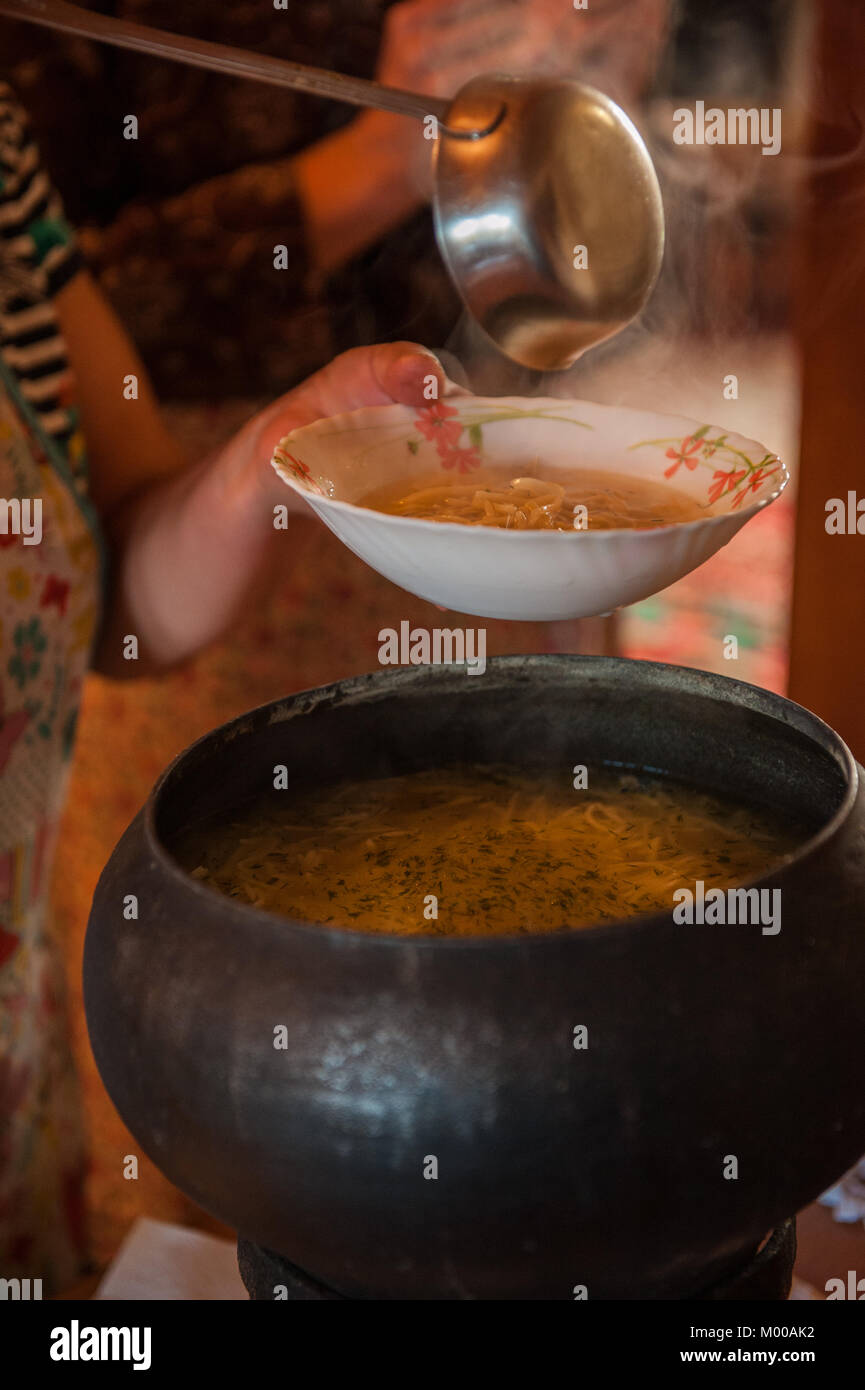 Il tempo per la cena Foto Stock