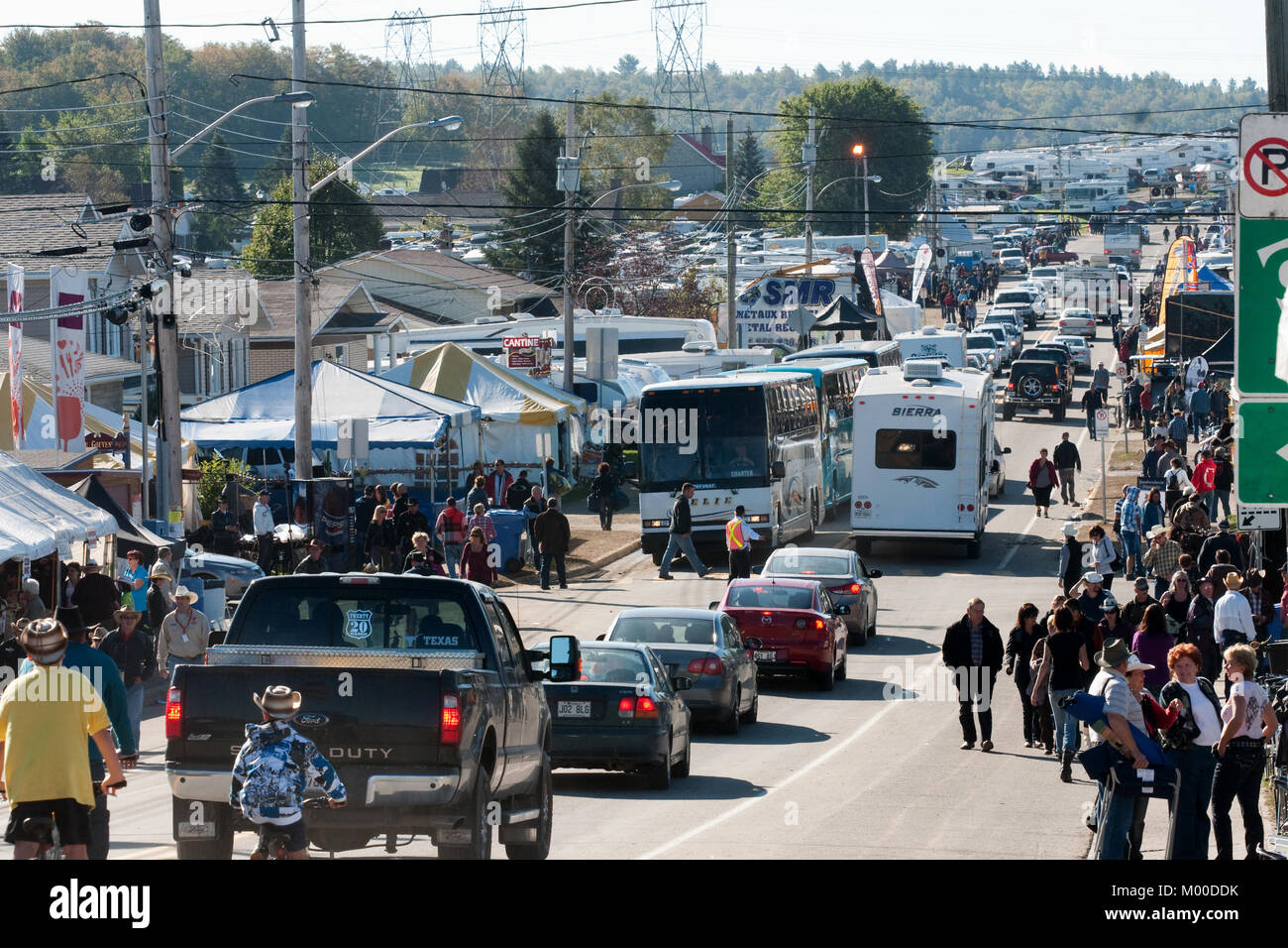 St-Tite, Canada, 10 settembre 2011.La cittadina di St-Tite hosting letteralmente il St-Tite Western Festival.Credit:Mario Beauregard/Alamy Live News Foto Stock