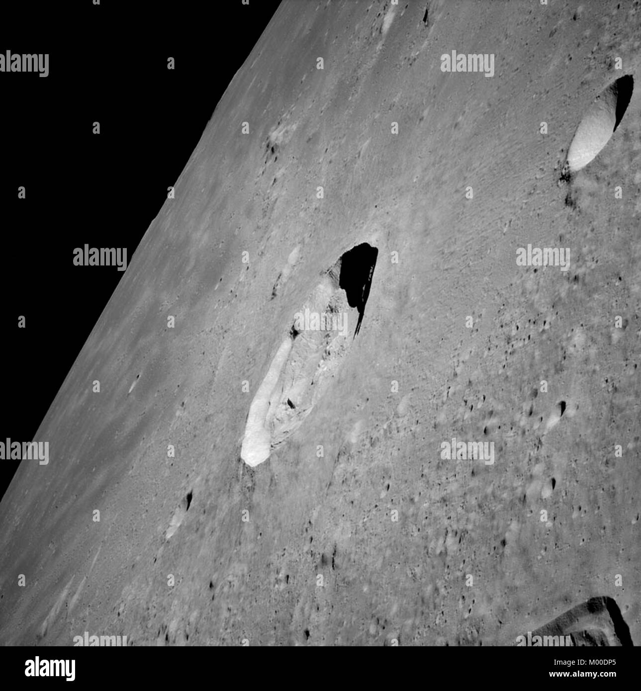 Il cratere Kepler come fotografato da Apollo 12 nel 1969 Foto Stock