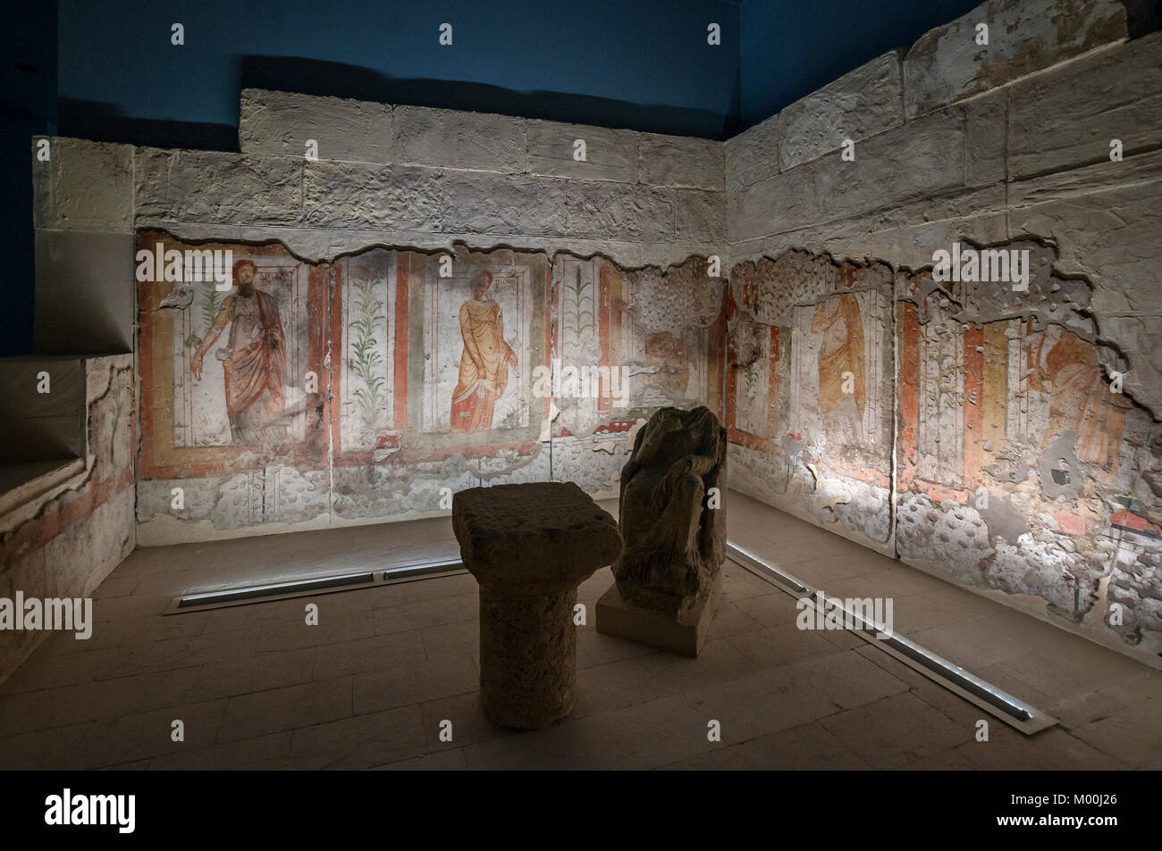 Vista interna del Gaziantep Zeugma mosaico museo,Gaziantep,Anatolia sudorientale regione della Turchia Foto Stock