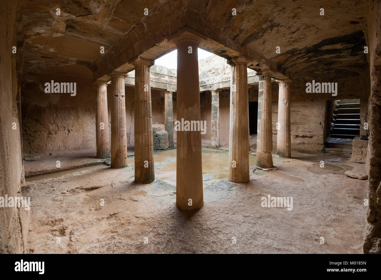 Tomba dei Re sito archeologico, Kato Paphos, Paphos, Cipro. Foto Stock