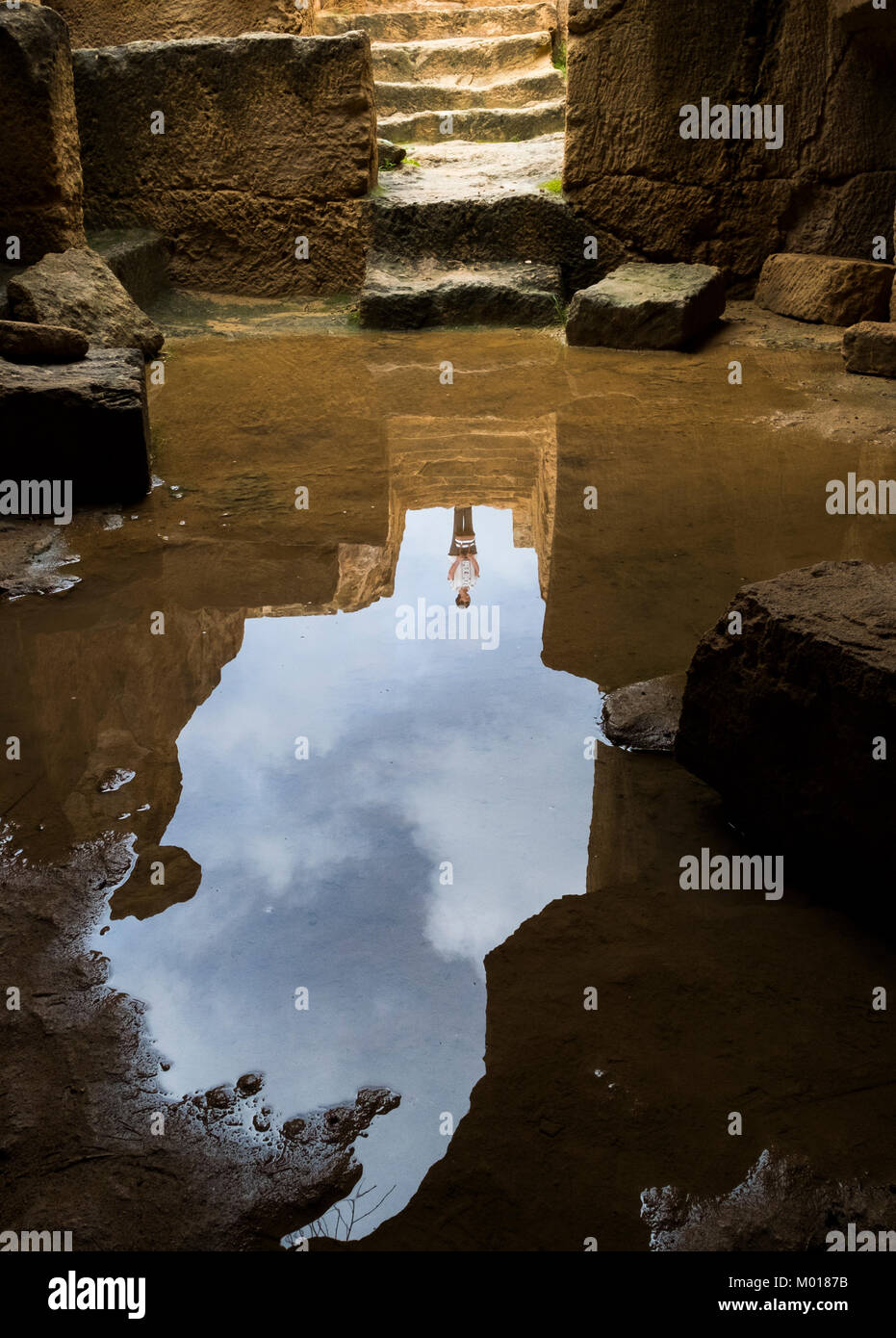 Tomba dei Re sito archeologico, Kato Paphos, Paphos, Cipro. Foto Stock