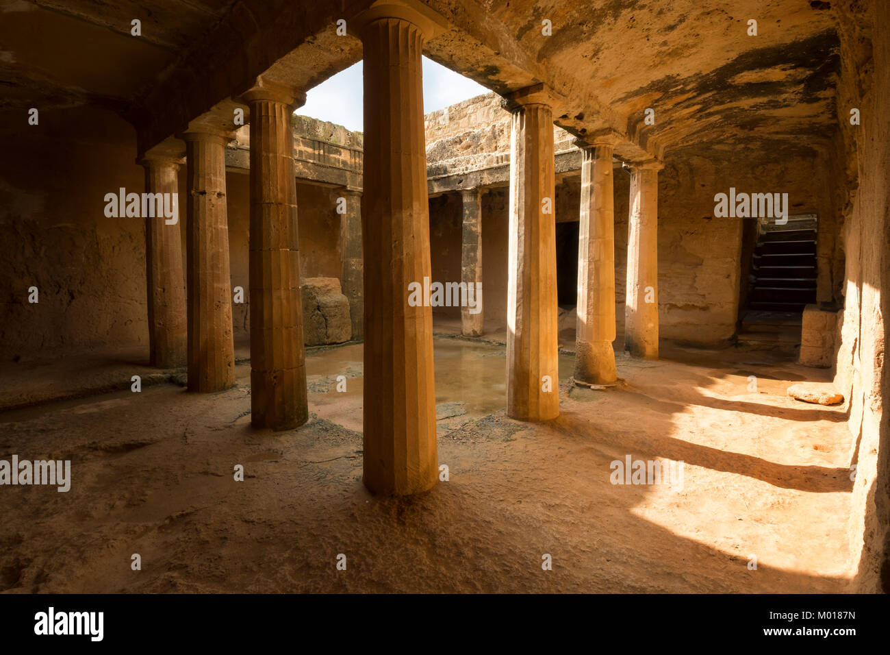Tomba dei Re sito archeologico, Kato Paphos, Paphos, Cipro. Foto Stock
