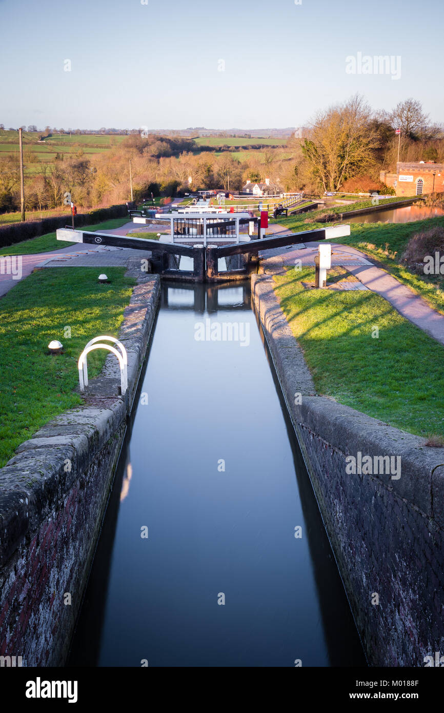 Foxton blocca / Blocco superiore Foto Stock