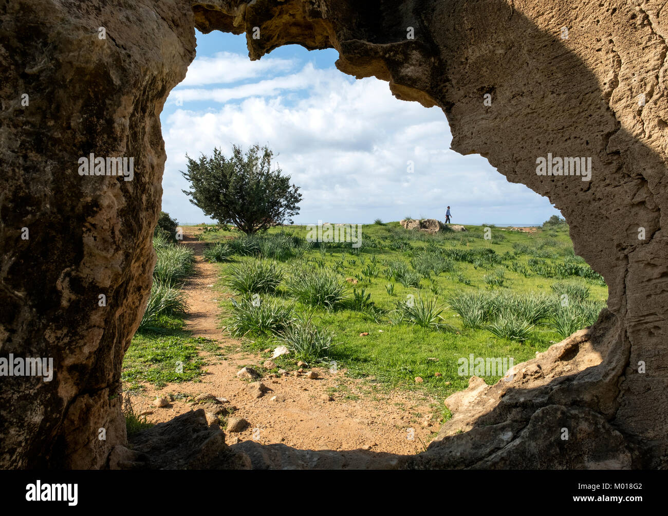 Tomba dei Re sito archeologico, Kato Paphos, Paphos, Cipro. Foto Stock