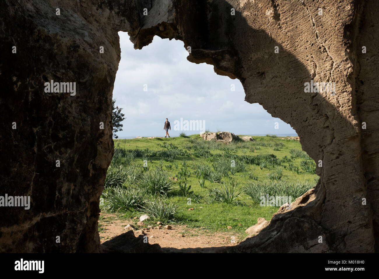 Tomba dei Re sito archeologico, Kato Paphos, Paphos, Cipro. Foto Stock