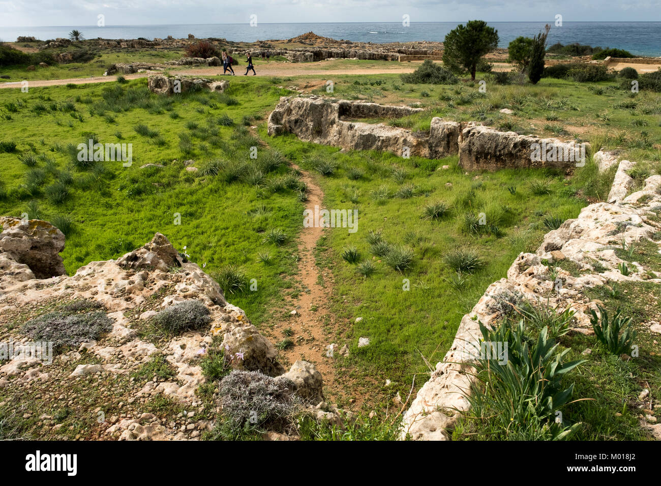 Tomba dei Re sito archeologico, Kato Paphos, Paphos, Cipro. Foto Stock