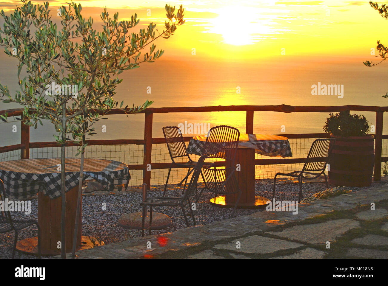 Italian Riviera Liguria Foto Stock