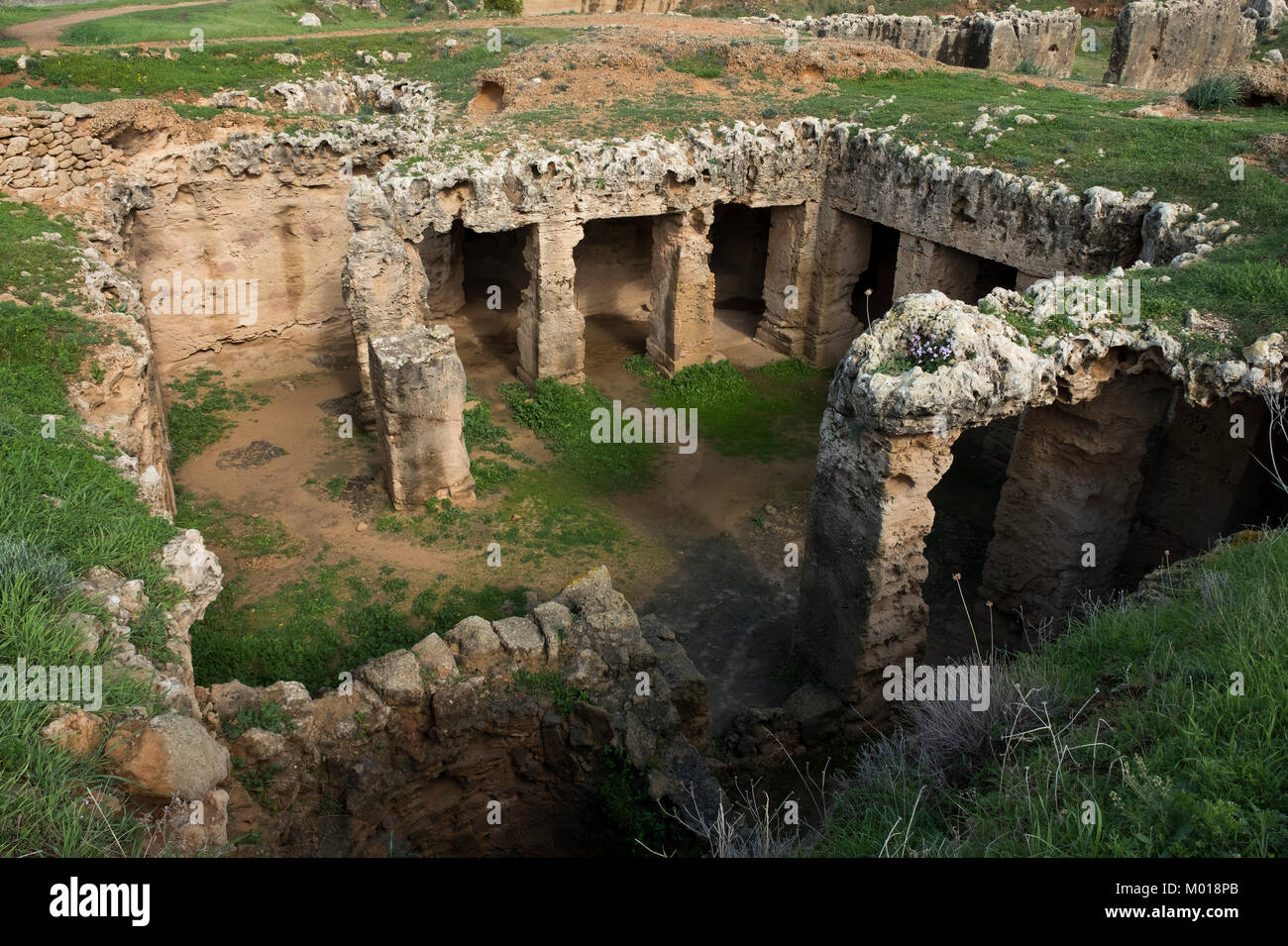 Tomba dei Re sito archeologico, Kato Paphos, Paphos, Cipro. Foto Stock