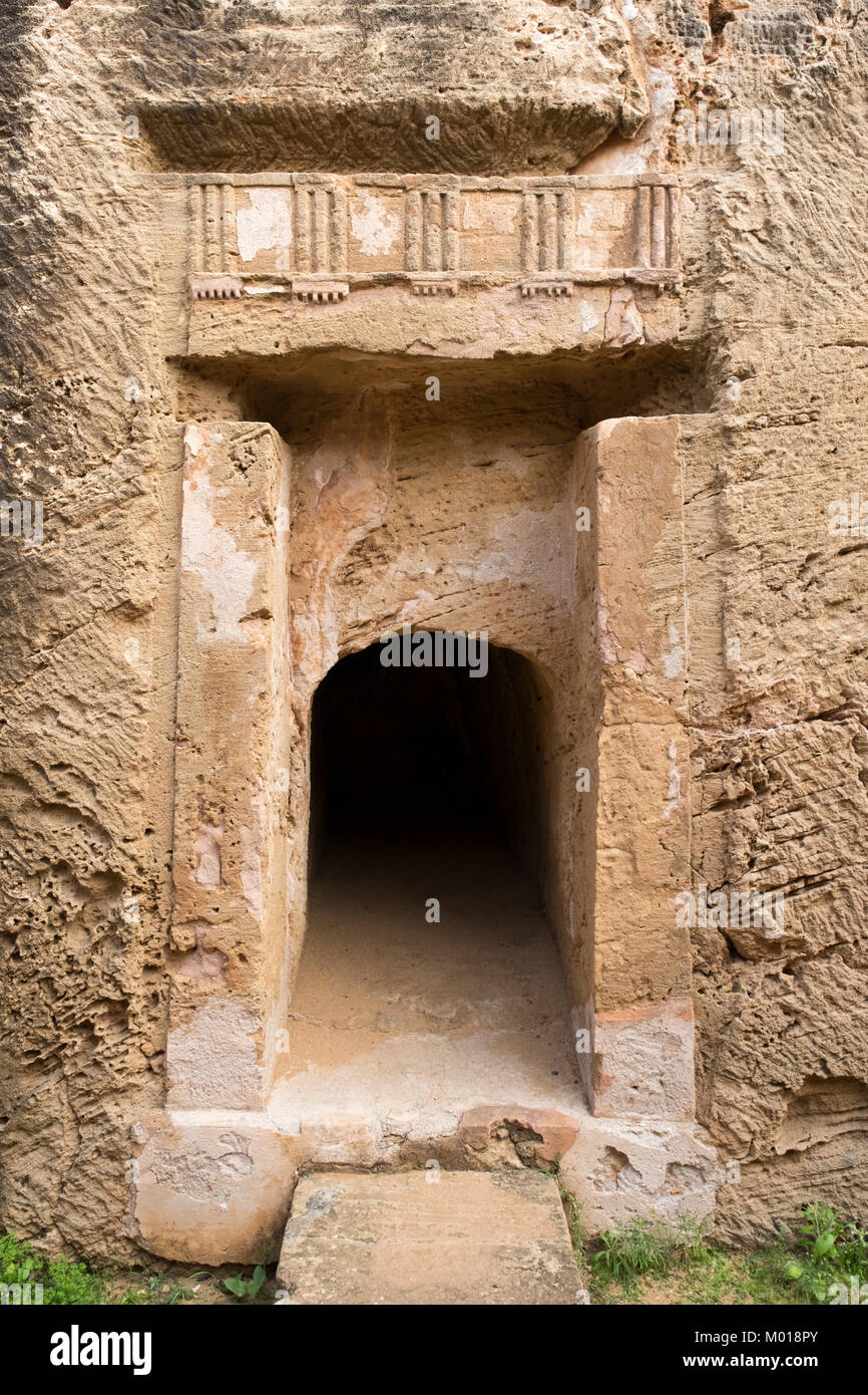 Tomba dei Re sito archeologico, Kato Paphos, Paphos, Cipro. Foto Stock