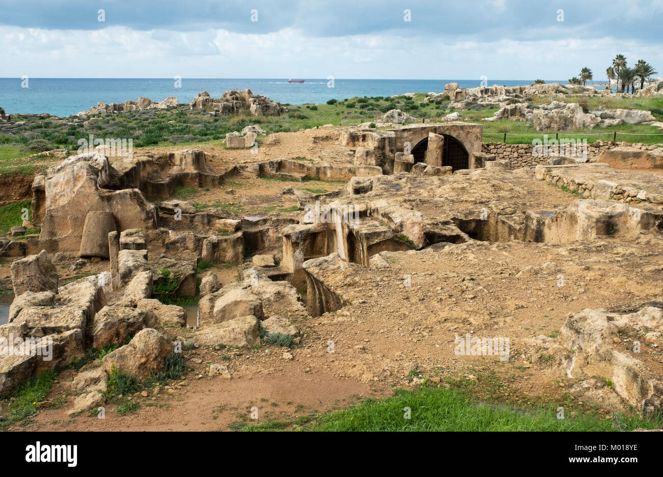 Tomba dei Re sito archeologico, Kato Paphos, Paphos, Cipro. Foto Stock