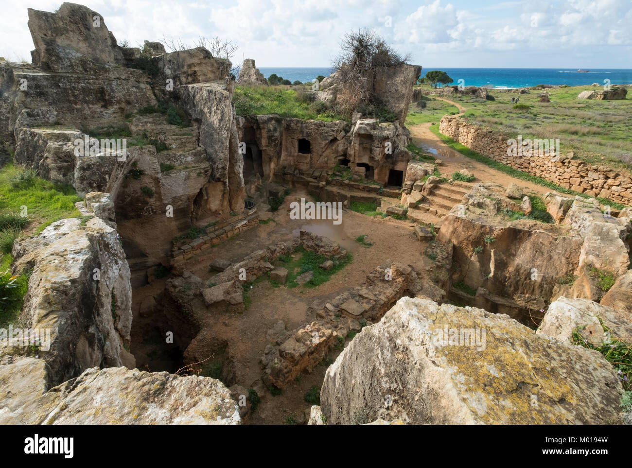 Tomba dei Re sito archeologico, Kato Paphos, Paphos, Cipro. Foto Stock