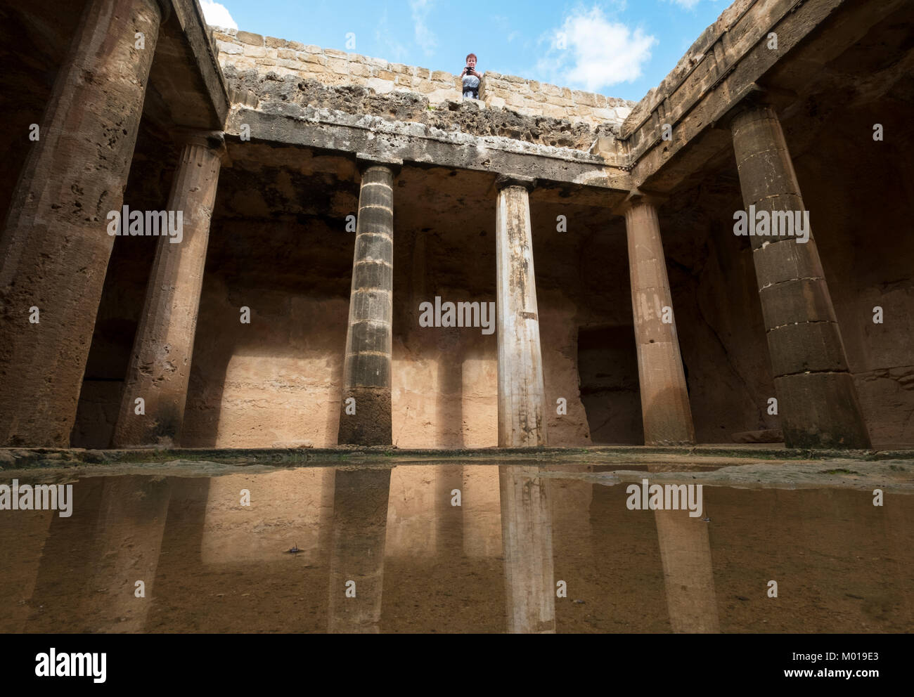 Tomba dei Re sito archeologico, Kato Paphos, Paphos, Cipro. Foto Stock