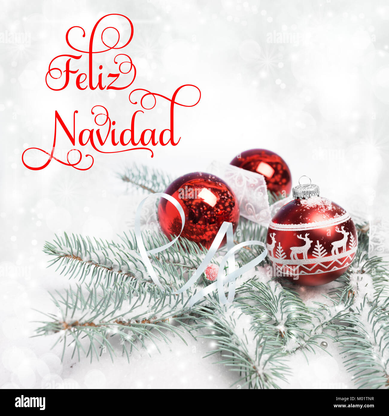 Frasi Di Buon Natale In Spagnolo.Feliz Navidad Is Spanish For Merry Christmas Immagini E Fotos Stock Alamy