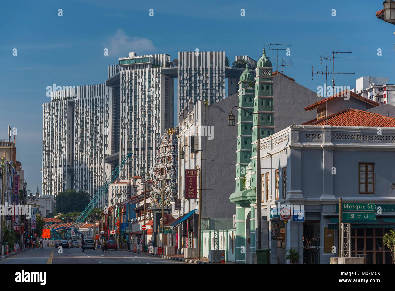 South Bridge Road, Chinatown, Singapore Foto Stock