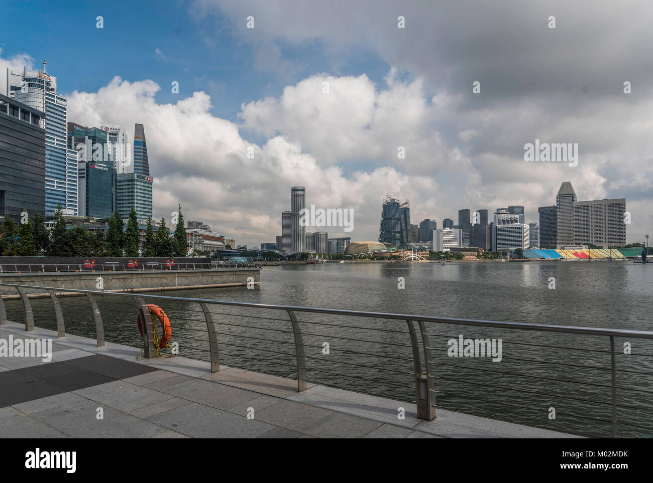 Architettura di Cavendish Core, Marina Bay, Singapore Foto Stock