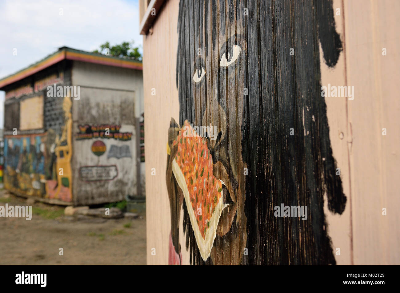 Chioschi in Hillsborough, Carriacou, Grenadine Isole dei Caraibi Foto Stock