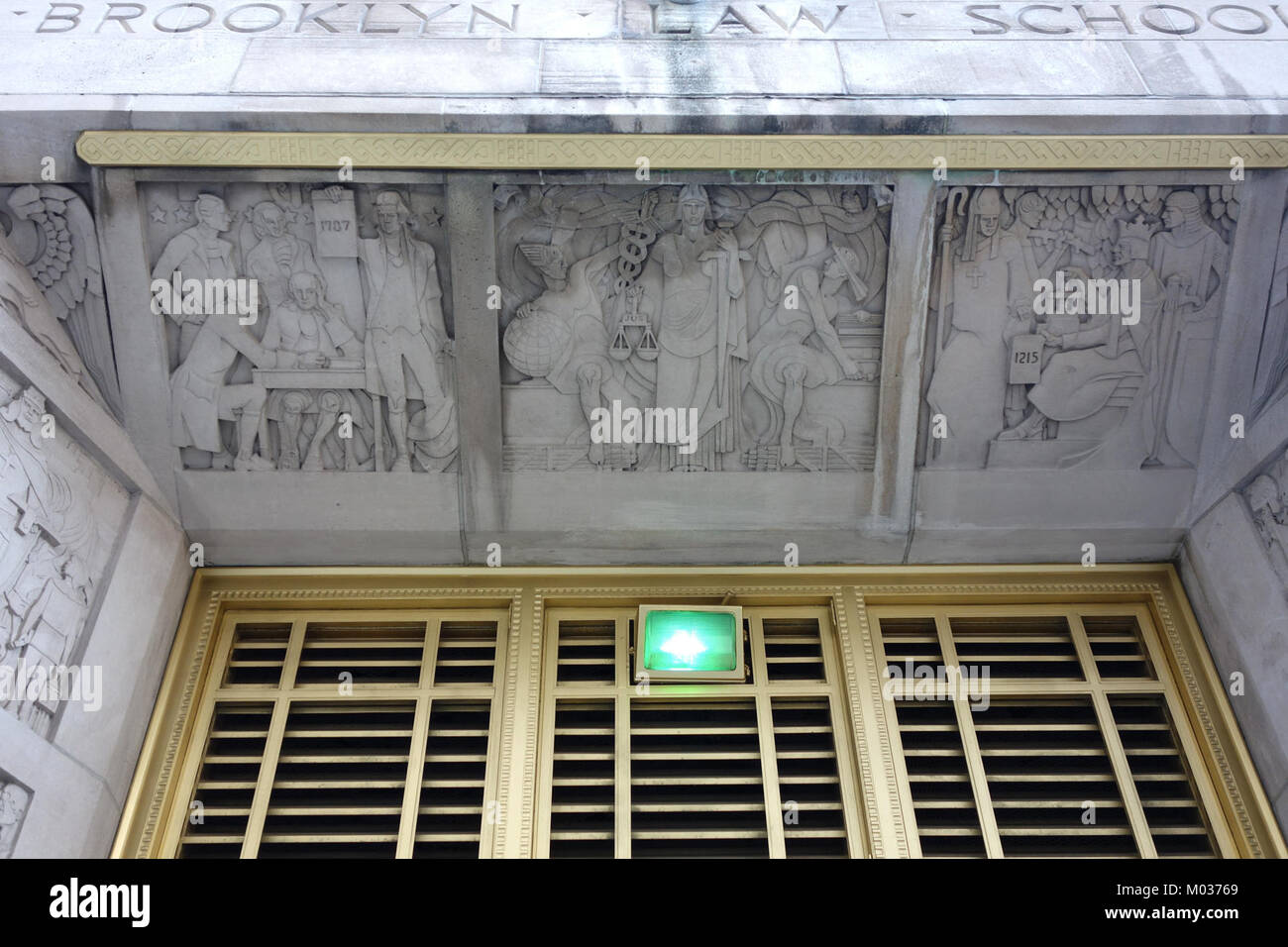 La Brooklyn Friends School è una scuola quacchera indipendente situata a Brooklyn, New York. È noto per la sua eccellenza accademica e il suo impegno per la responsabilità sociale e il servizio alla comunità. Foto Stock
